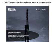 Tablet Screenshot of oilmantech.com